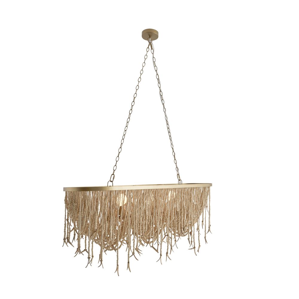 Chandeliers Meadowin Linear Chandelier - Gold