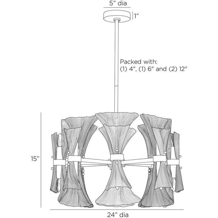 Guinevere Chandelier - Black