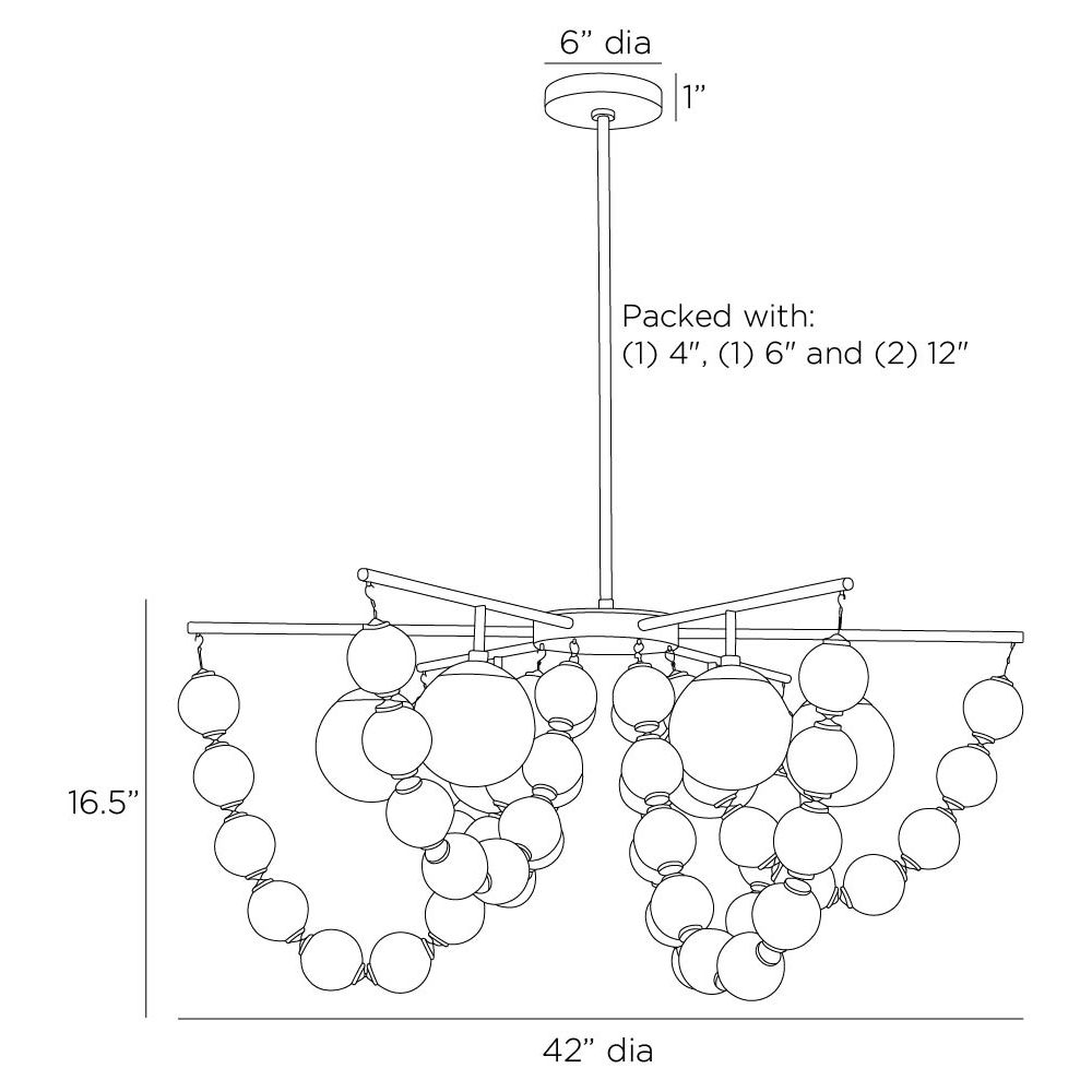 Royalty Chandelier - Gold