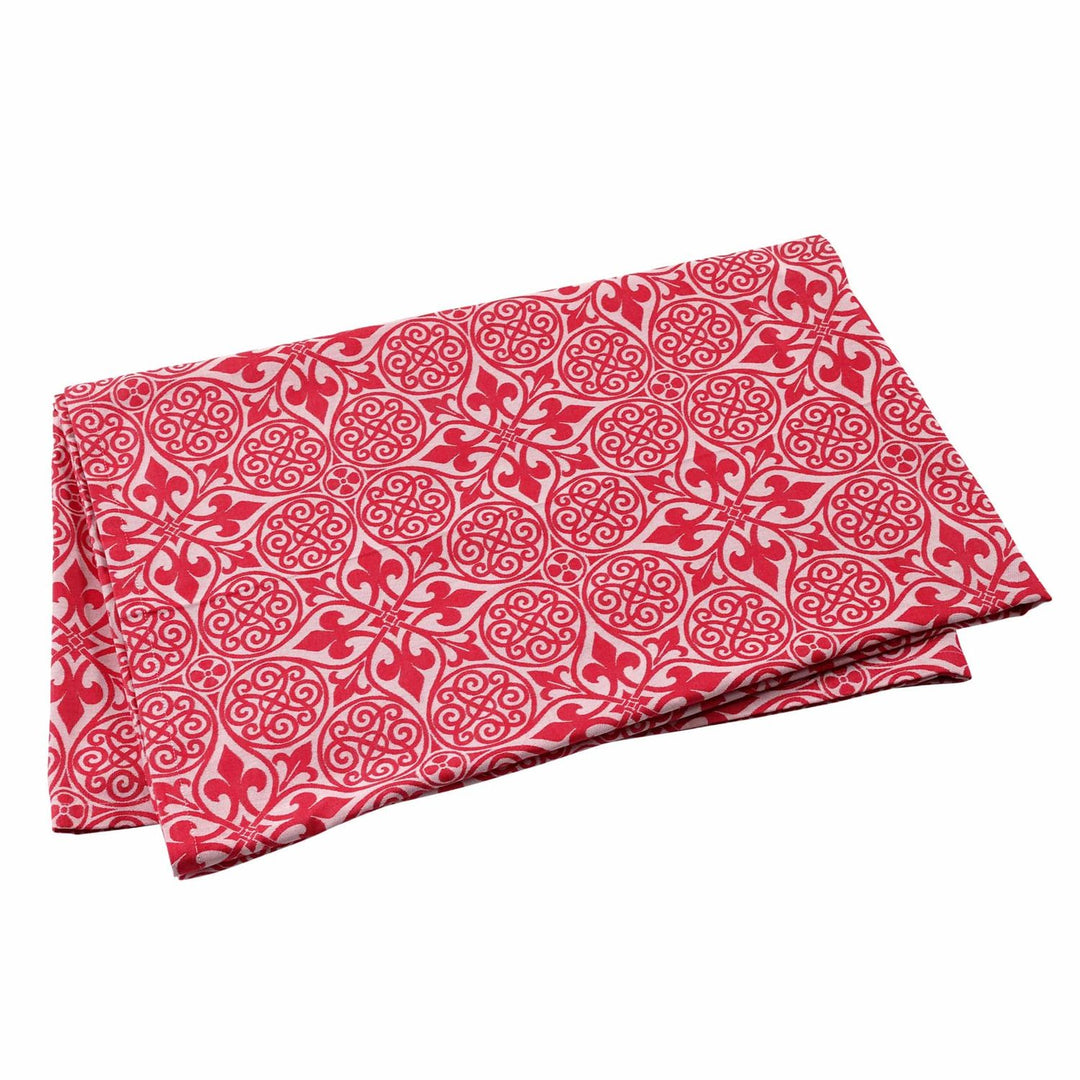 Damask Tablecloth - Red