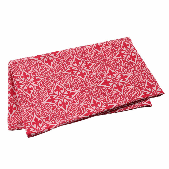 Damask Tablecloth - Red
