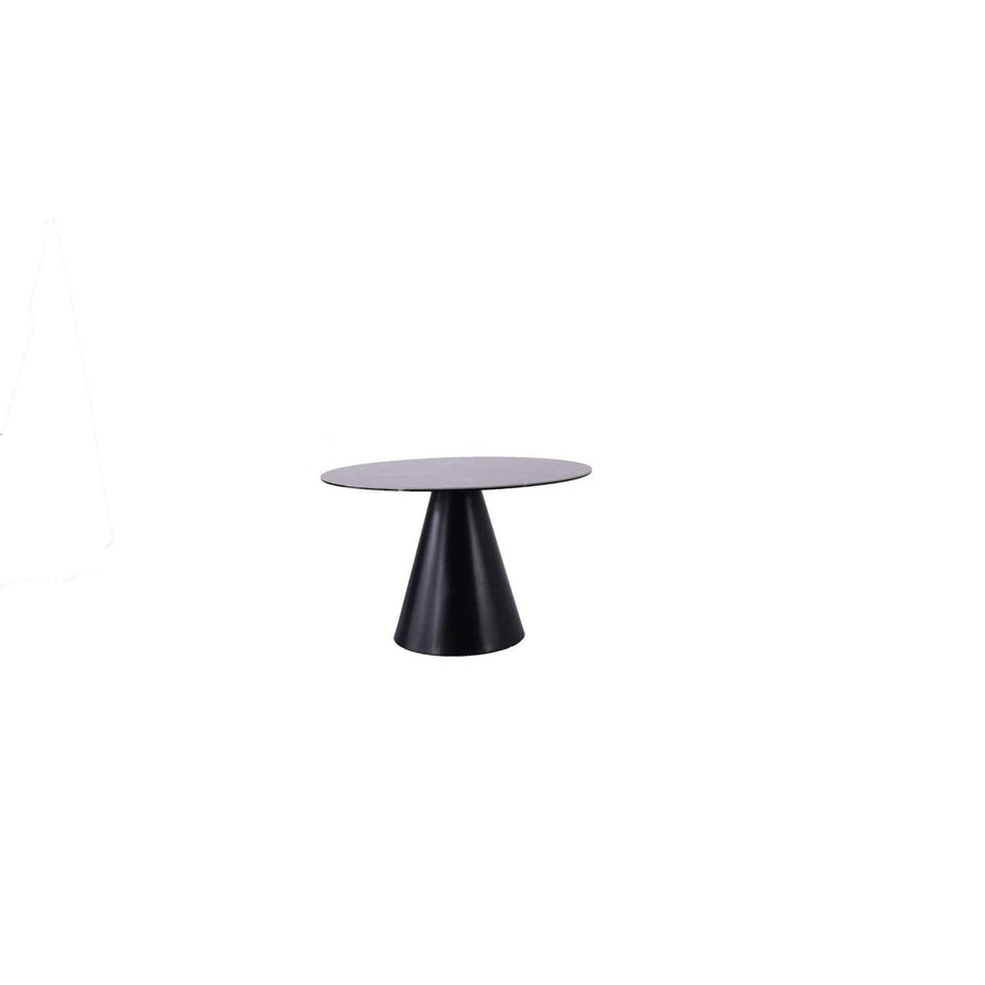 Sun Dining Table-Whiteline Modern Living-WHITELINE-DT1638R-BLK/GRY-Dining Tables-1-France and Son