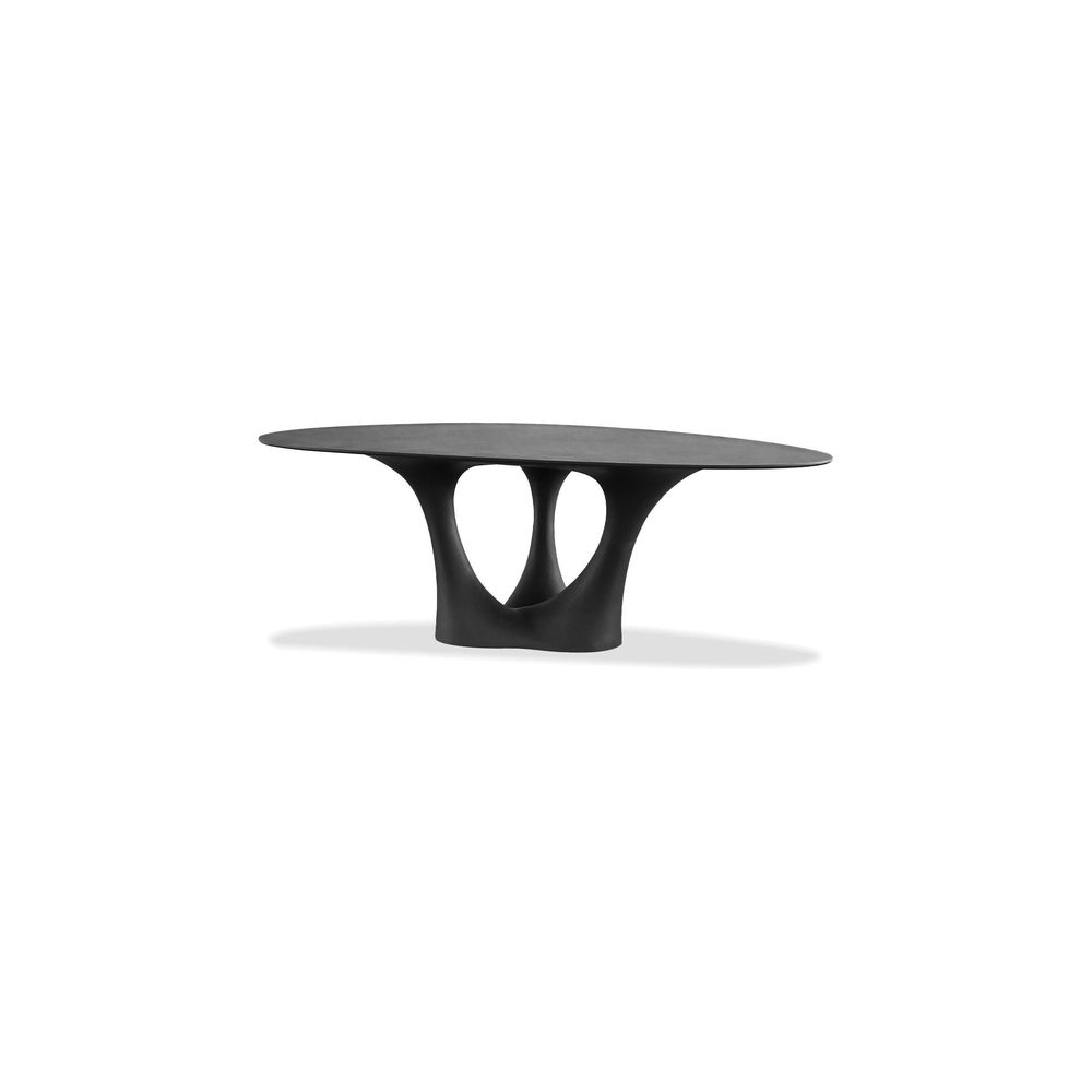 Outdoor Dining Tables Groot Dining Table Shadow Mas Epoxy, Square Indoor-Outdoor