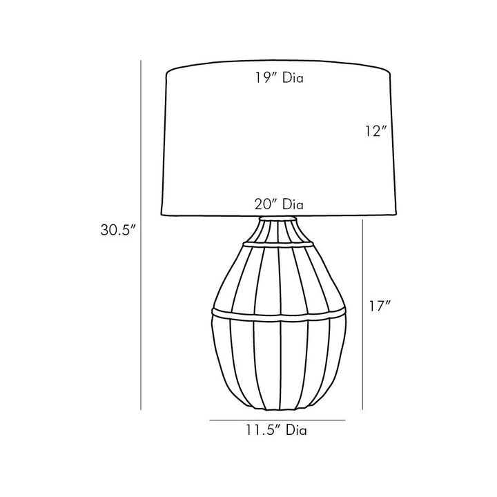 Nessat Lamp - White