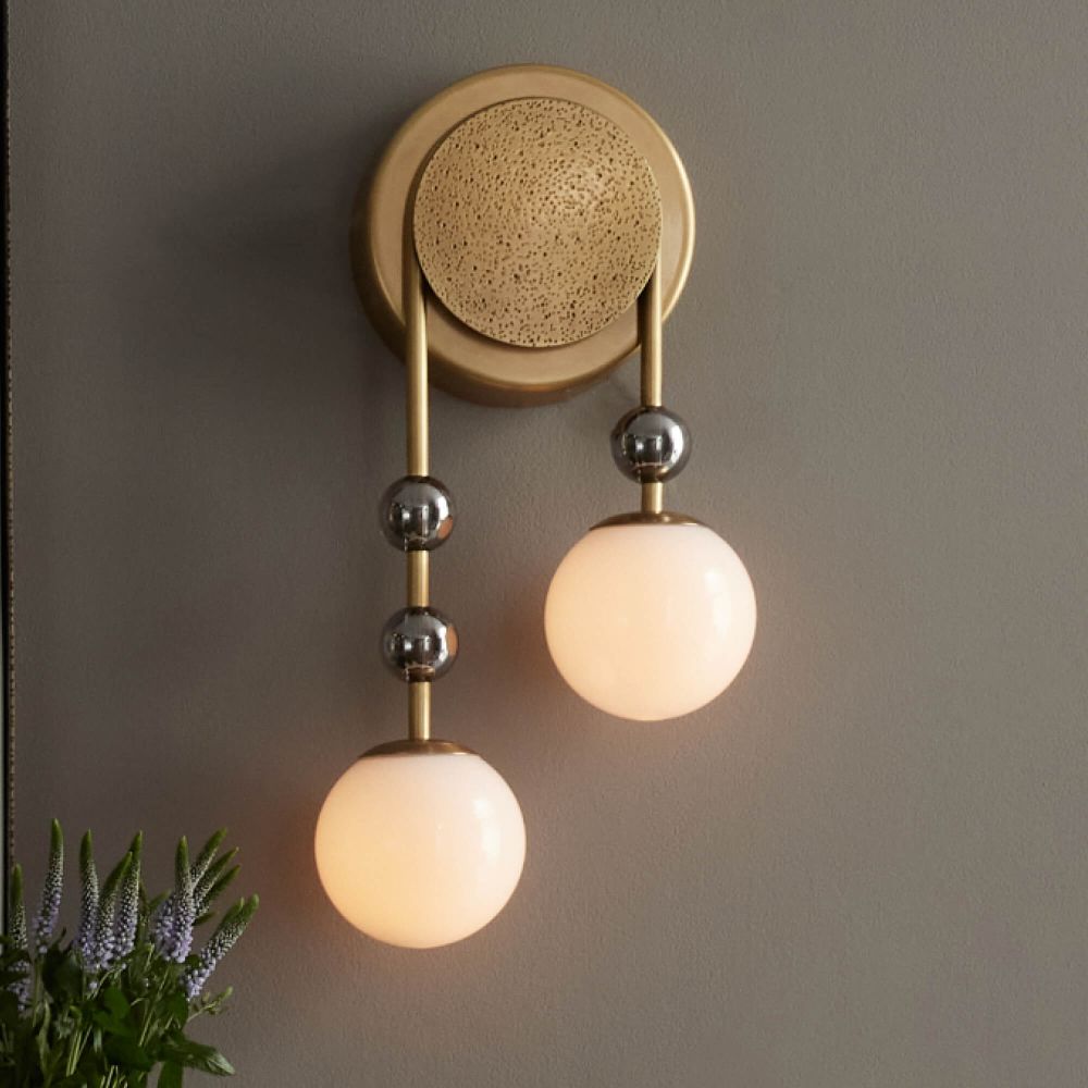 Wall Lighting Roselyn Sconce, Left - Gold