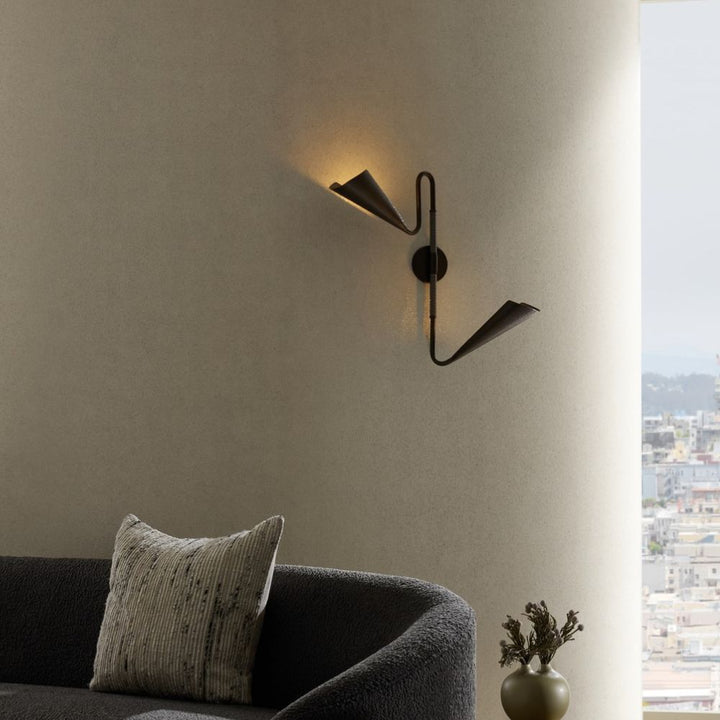 Wall Lighting Malik Sconce - Black