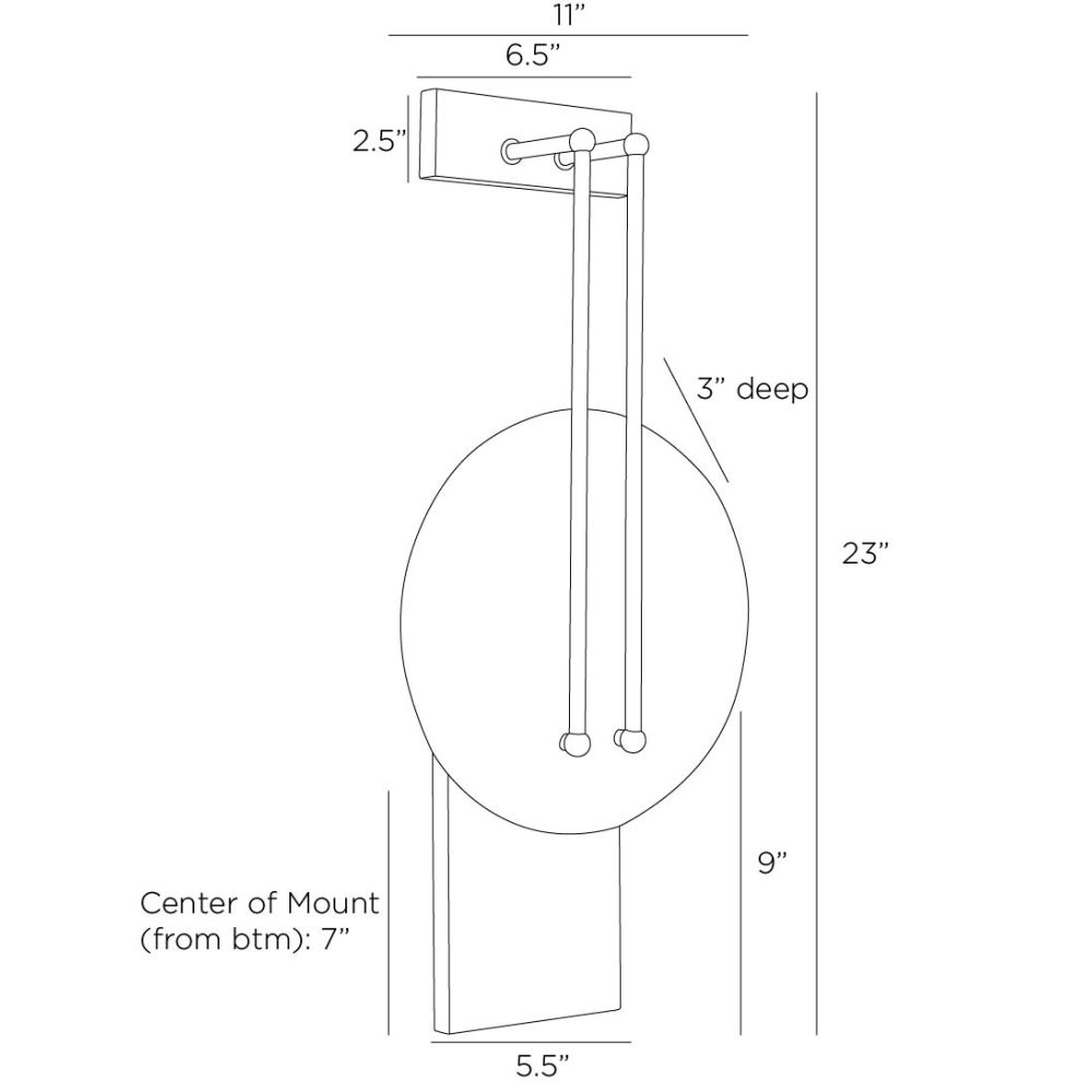 Zephyra Sconce - Black