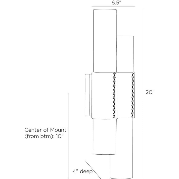Wells Sconce - Black