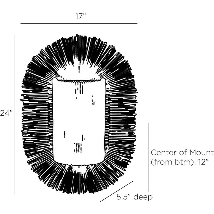 Azula Sconce - Natural