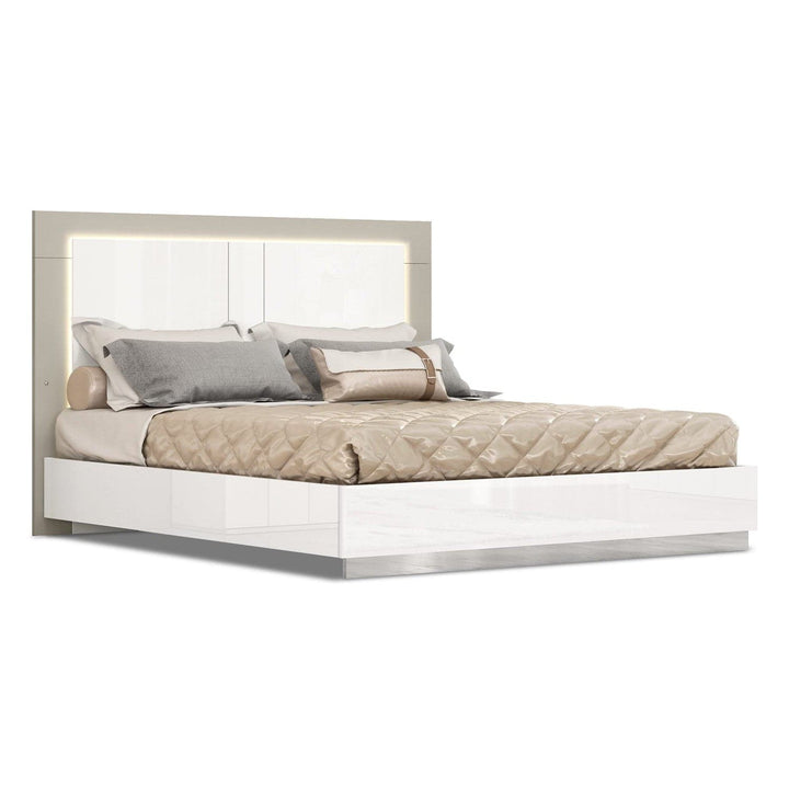 Daisy Bed King-Whiteline Modern Living-WHITELINE-BK1723-WHT-BedsKing-3-France and Son