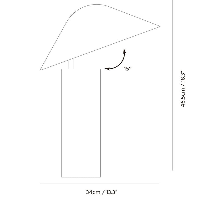 Table Lamps Damo Table Simple Lamp - Olive Green - Steel