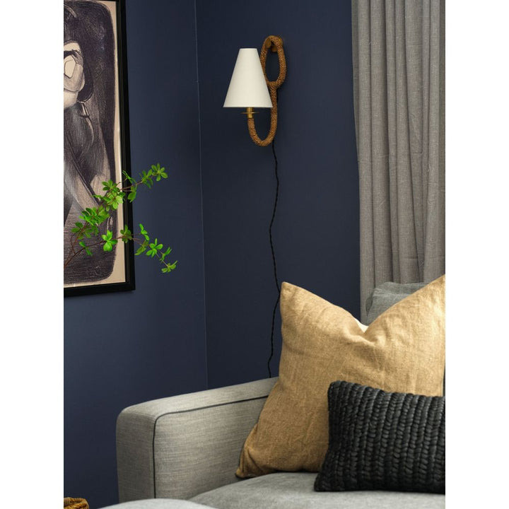 Deaver Plug-In Sconce - Vintage Gold Leaf