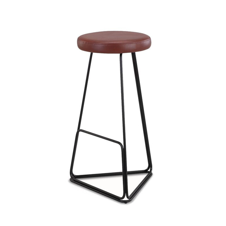 Delta Bar Stool-M.A.D. Design-STOCKR-MAD-G50B-BL-BRPU-Bar StoolsBrown-3-France and Son