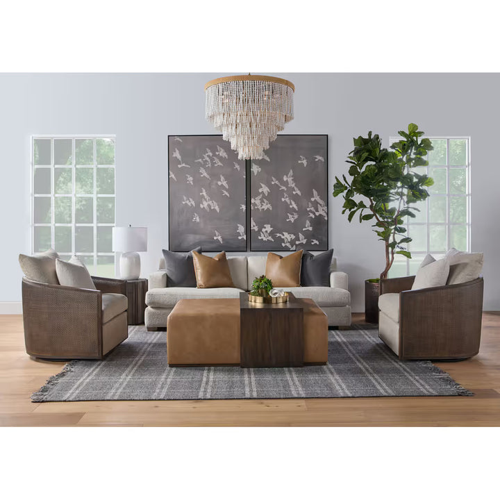 Dovetail Upholstered Coffee Table