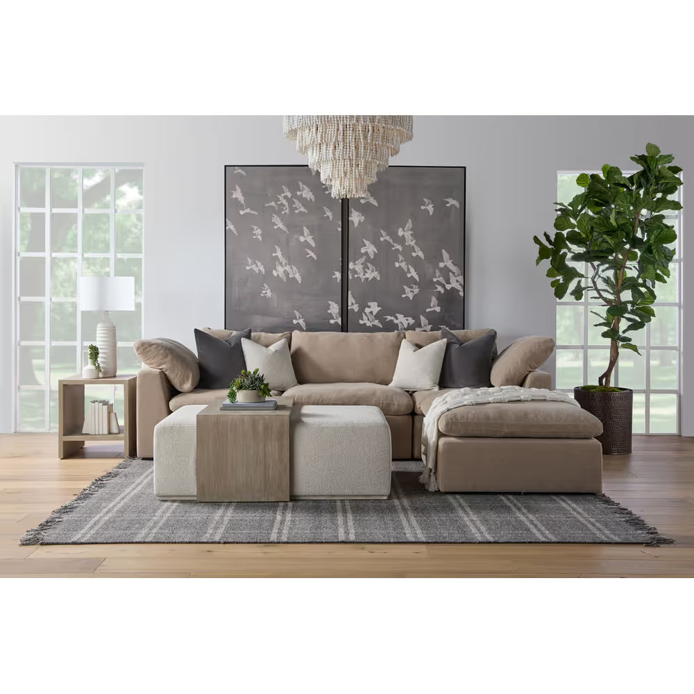 Dovetail Upholstered Coffee Table