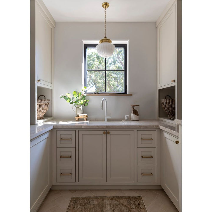 Dutchess 1 Light Medium Pendant Aged Brass