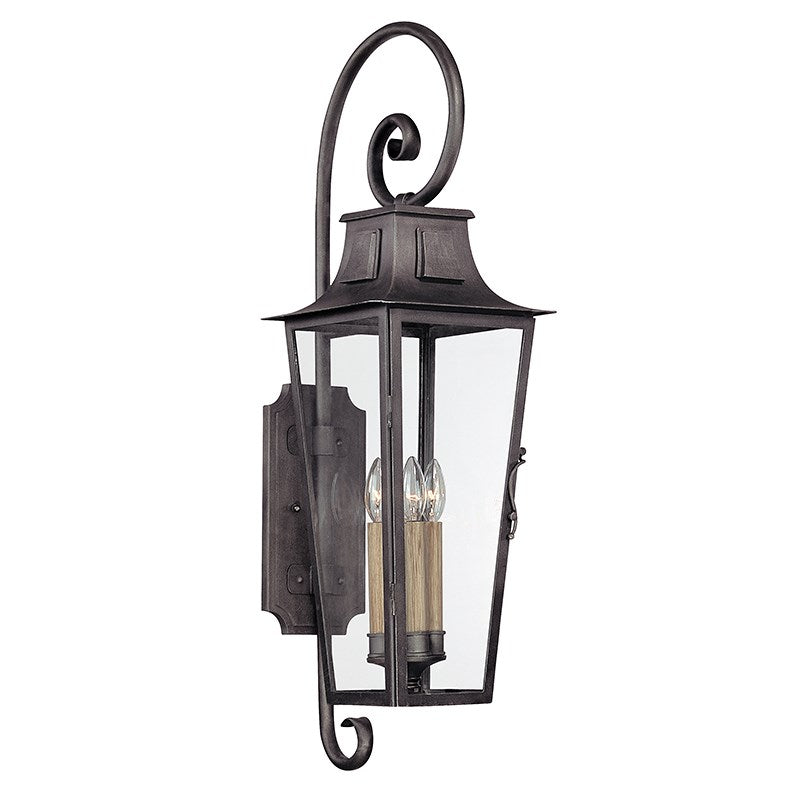 Parisian Square Wall Sconce-Troy Lighting-TROY-B2963-APW-Outdoor Wall Sconces-1-France and Son