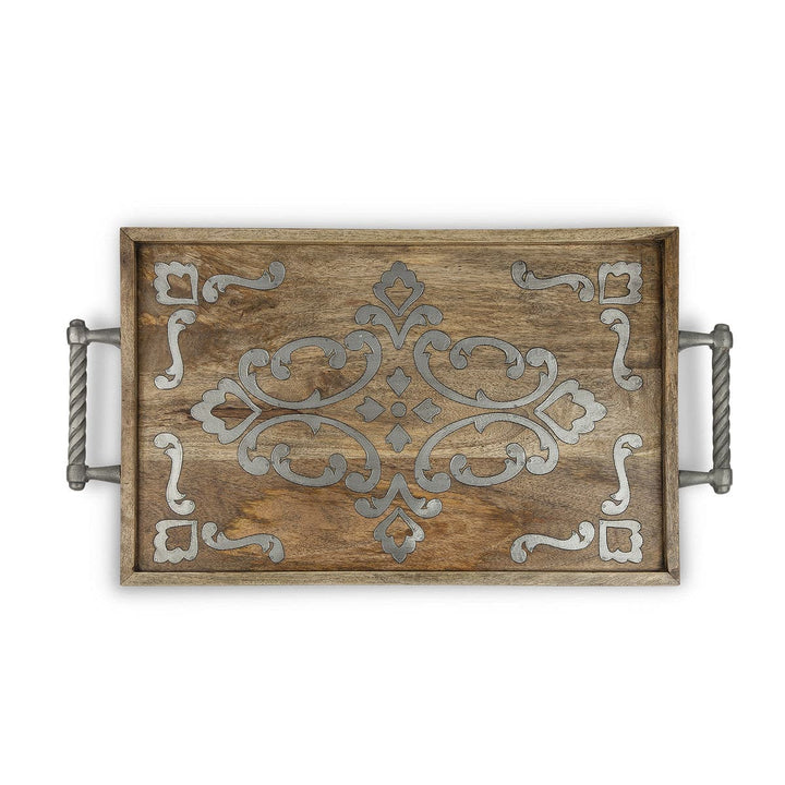 Heritage Inlay Wood Bed Tray-Park Hill Collection-ParkHill-EAW92999-Trays-2-France and Son
