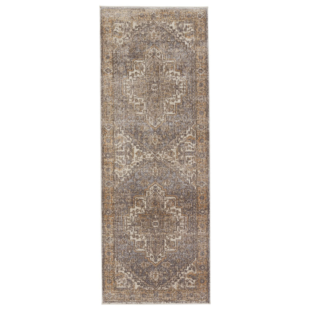 Vibe by Jaipur Living Venn Medallion Tan/ Gray Area Rug (7'10"X10'10")