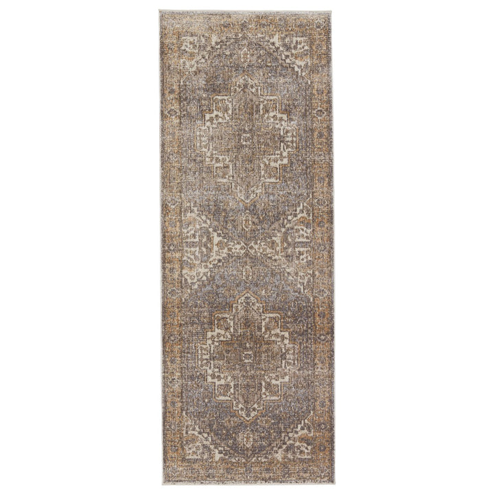 Vibe by Jaipur Living Venn Medallion Tan/ Gray Area Rug (5'3"X7'6")