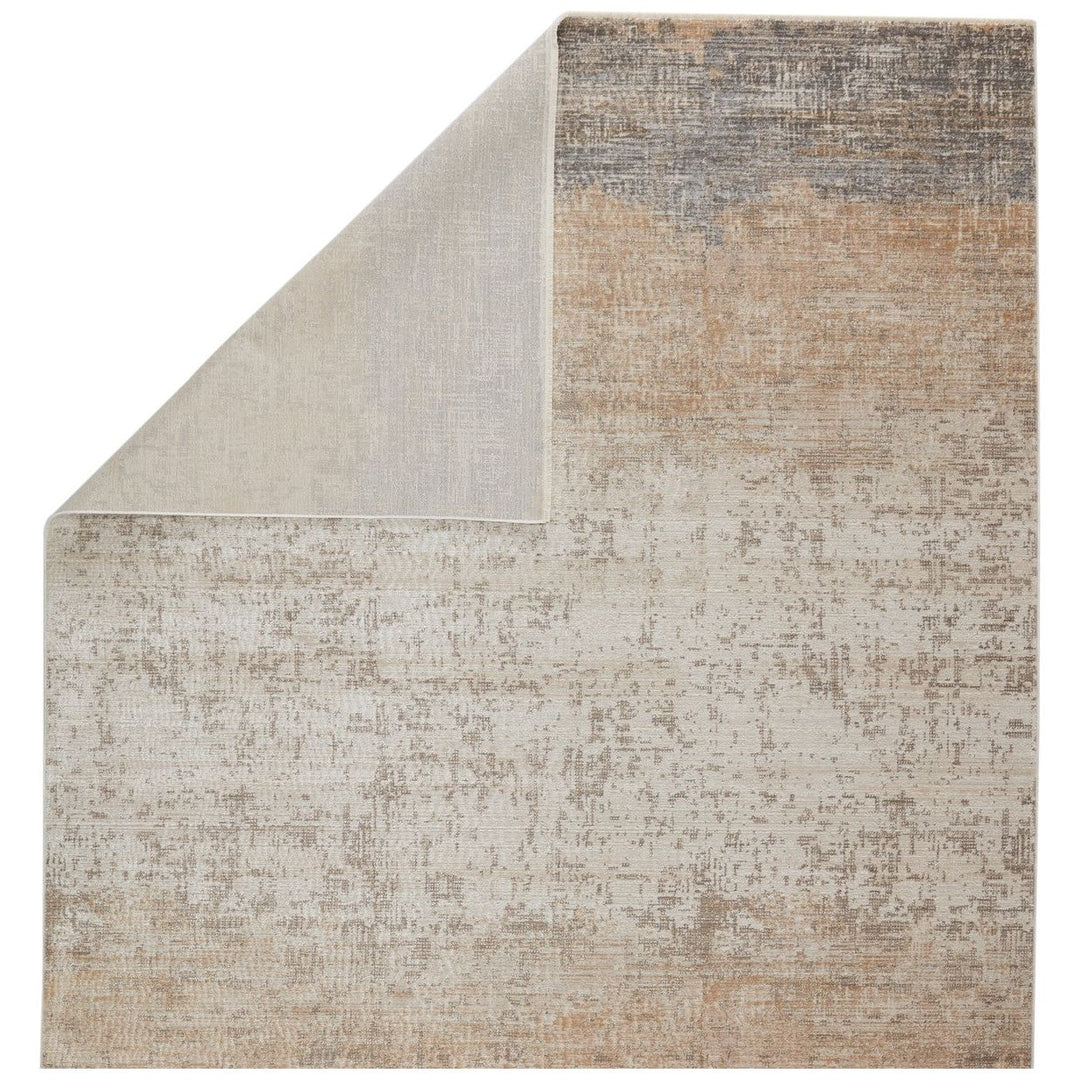 Vibe by Jaipur Living Akari Abstract Gray/ Light Tan Area Rug (8'10"X12'7")