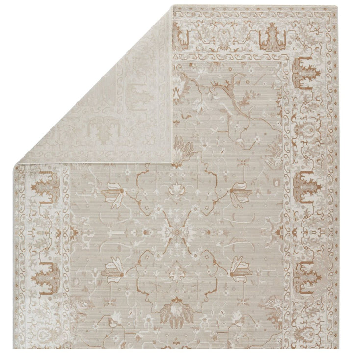 Vibe by Jaipur Living Dhaval Oriental Light Gray/ White Area Rug (7'10"X10'10")