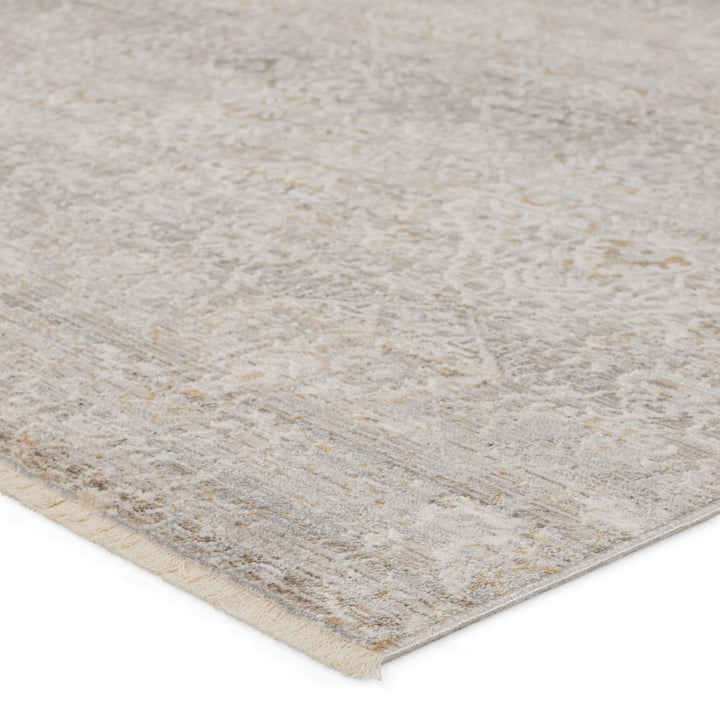 Vibe by Jaipur Living Wayreth Floral Taupe/ Silver Area Rug (7'10"X10'10")