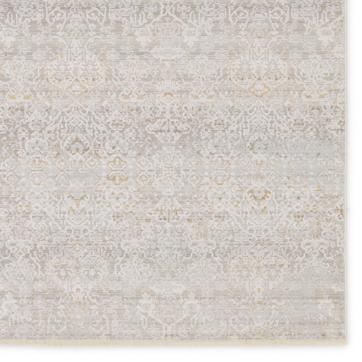 Vibe by Jaipur Living Wayreth Floral Taupe/ Silver Runner Rug (3'X8')