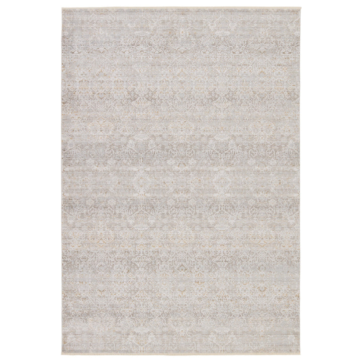 Vibe by Jaipur Living Wayreth Floral Taupe/ Silver Area Rug (8'10"X12'7")