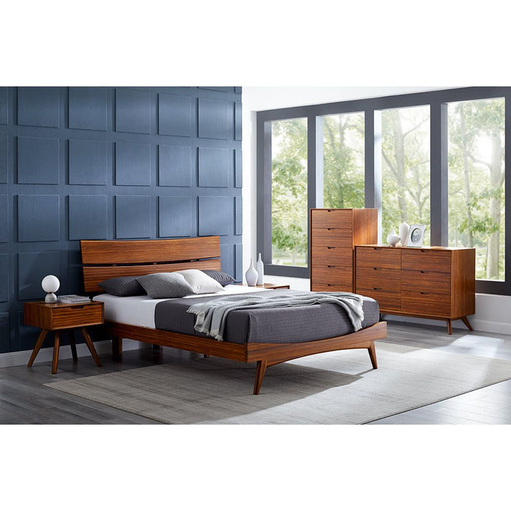 Summit Six Drawer Dresser - Amber