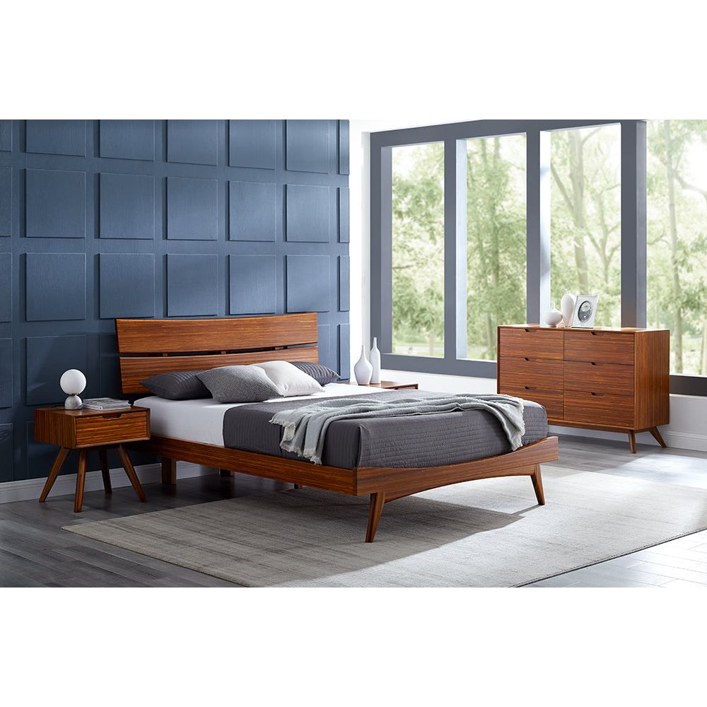 Summit Six Drawer Dresser - Amber