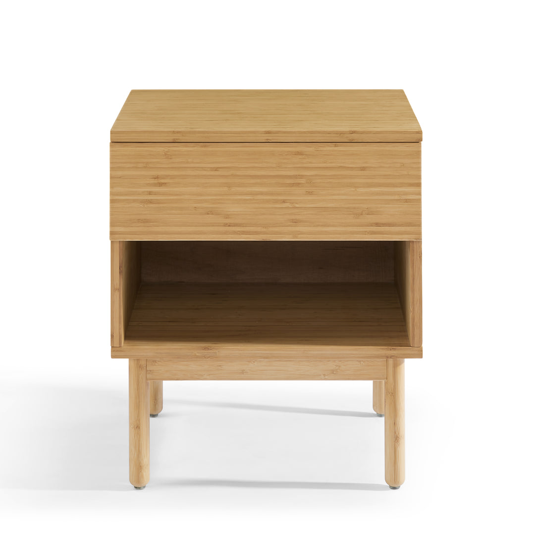 Ria 1 Drawer Nightstand - Caramelized