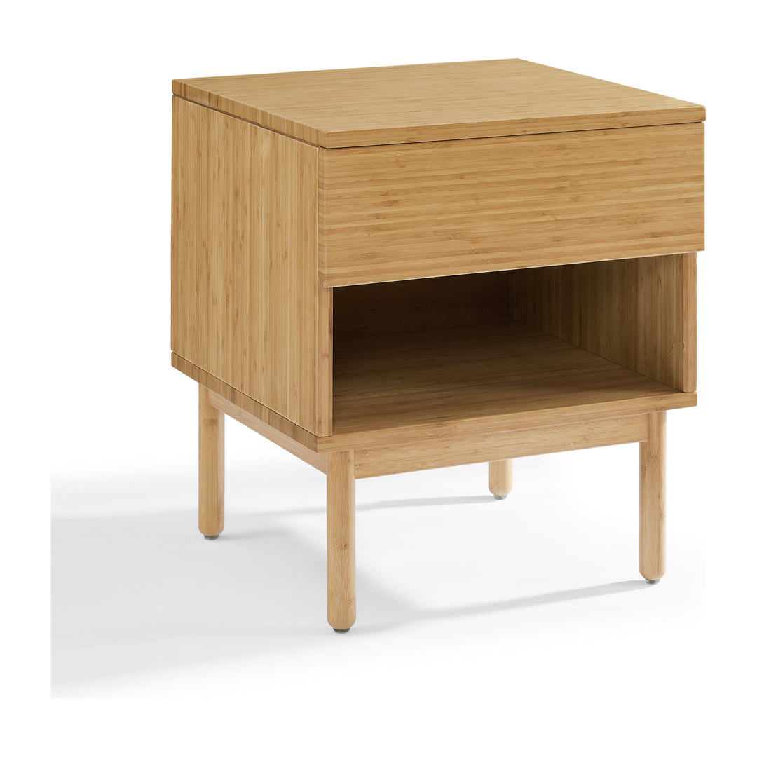 Ria 1 Drawer Nightstand - Caramelized