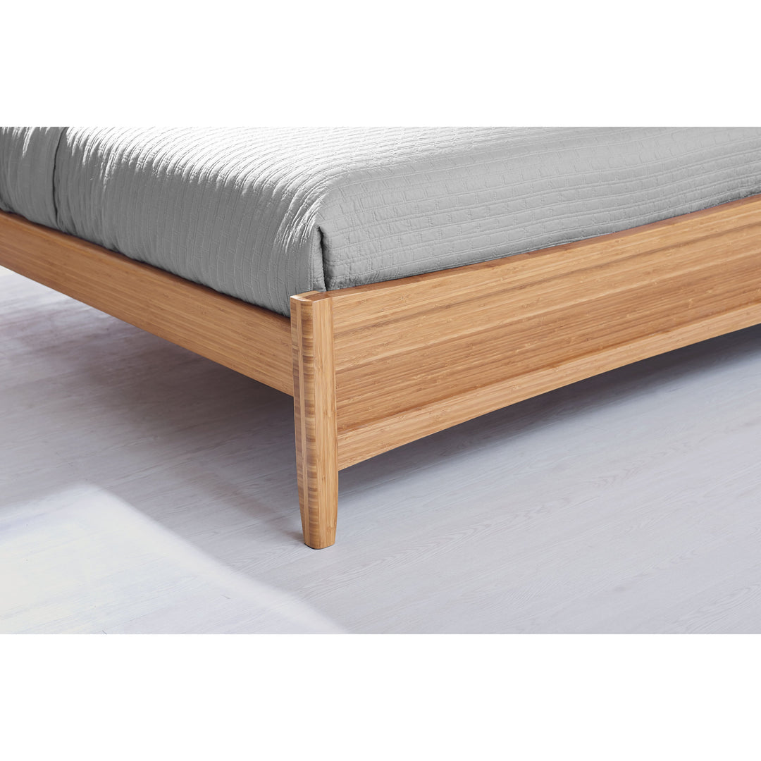 Willow Queen Platform Bed - Caramelized