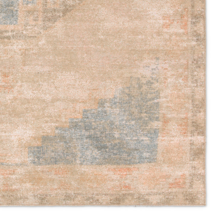 Vibe by Jaipur Living Kayell Medallion Tan/Blue Area Rug (4'X6' Rectangle)