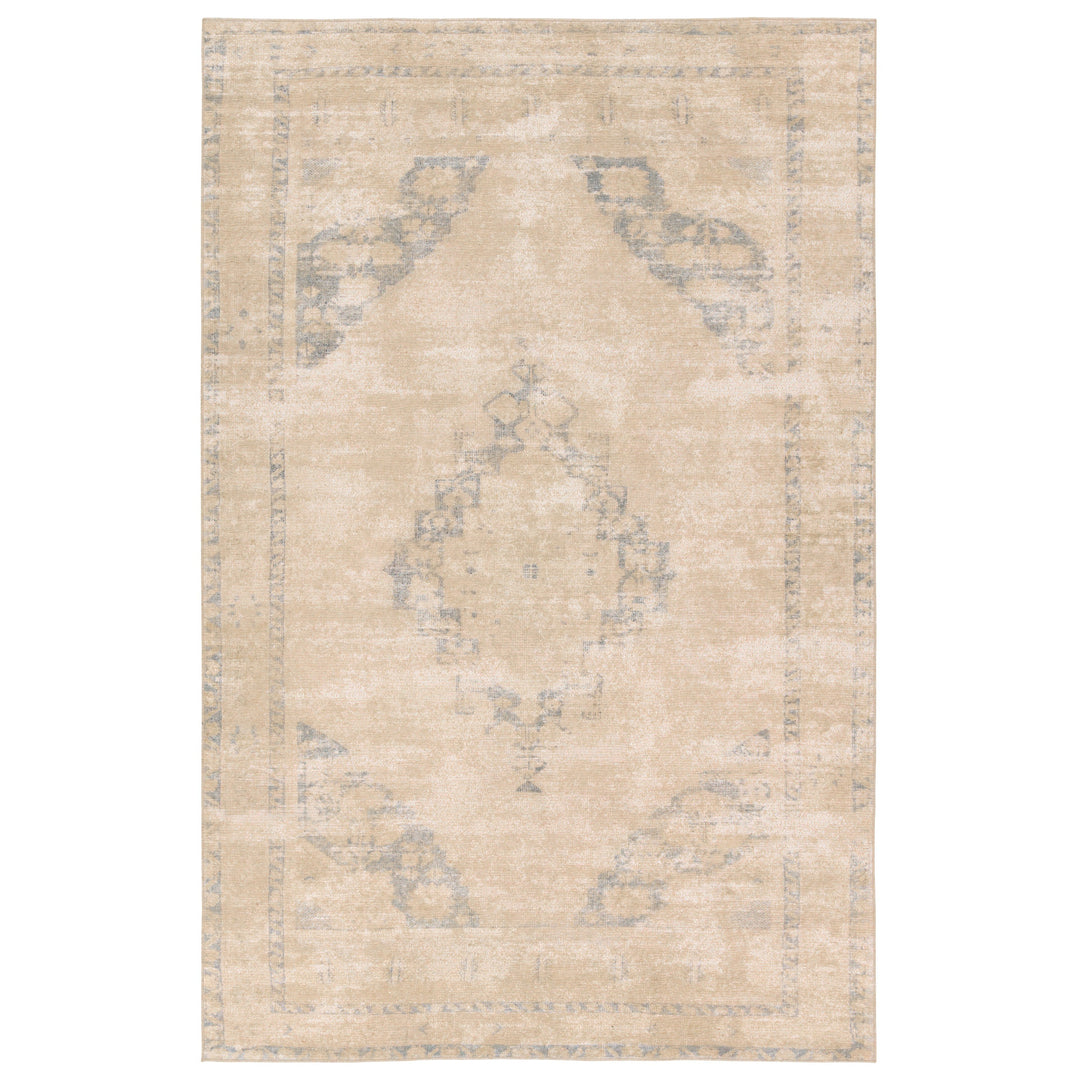 Vibe by Jaipur Living Sibit Medallion Tan/Slate Area Rug (8'6"X11'9" Rectangle)