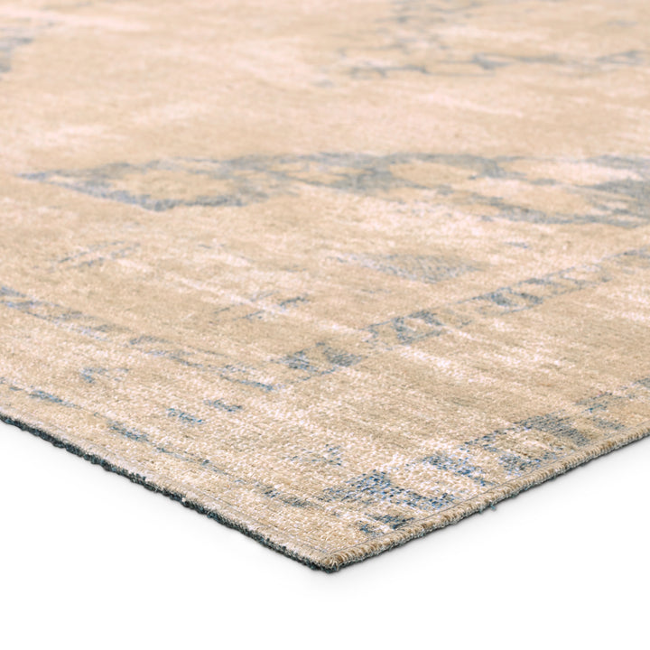 Vibe by Jaipur Living Sibit Medallion Tan/Slate Area Rug (7'6"X9'10" Rectangle)