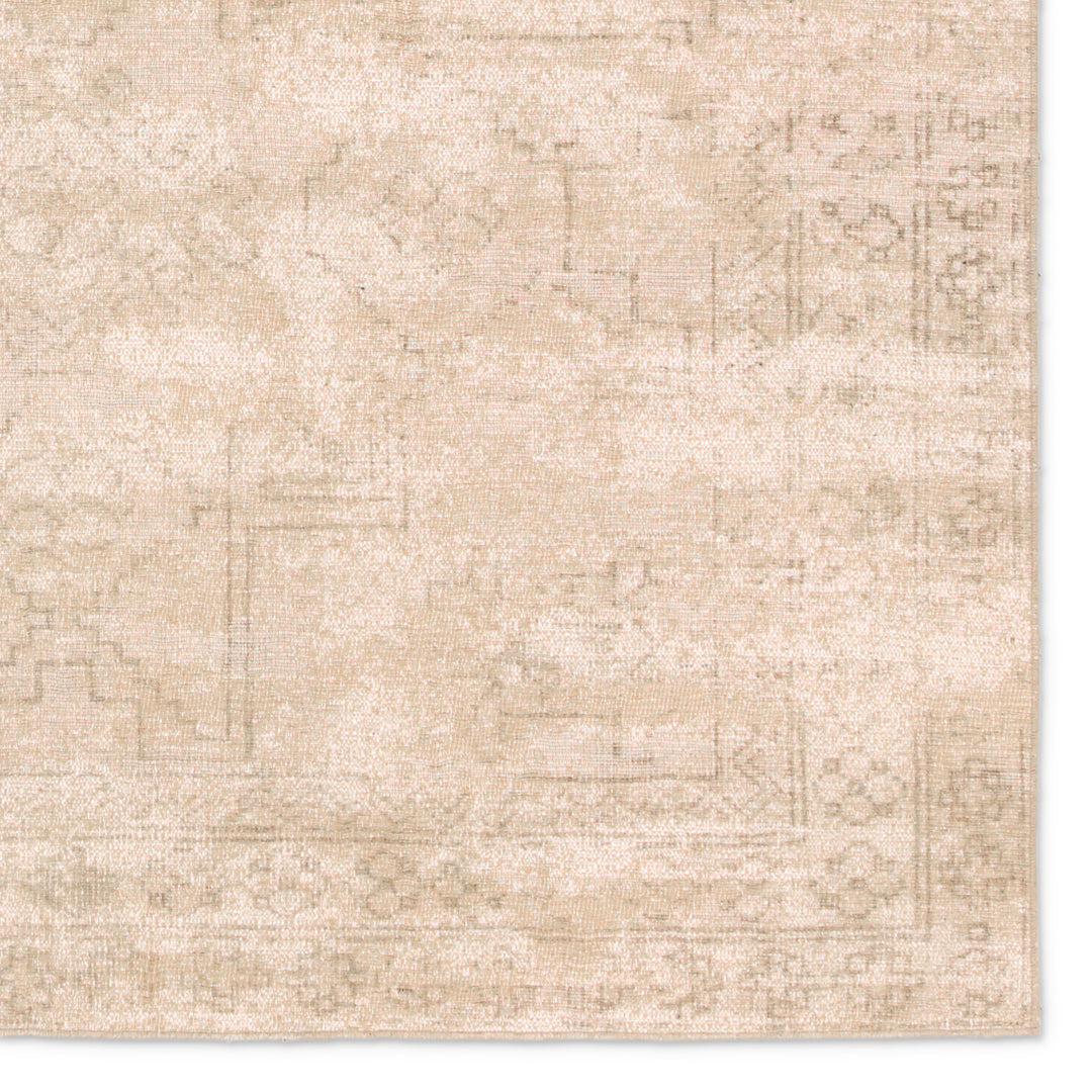 Vibe by Jaipur Living Tegona Medallion Tan/Cream Area Rug (4'X6' Rectangle)