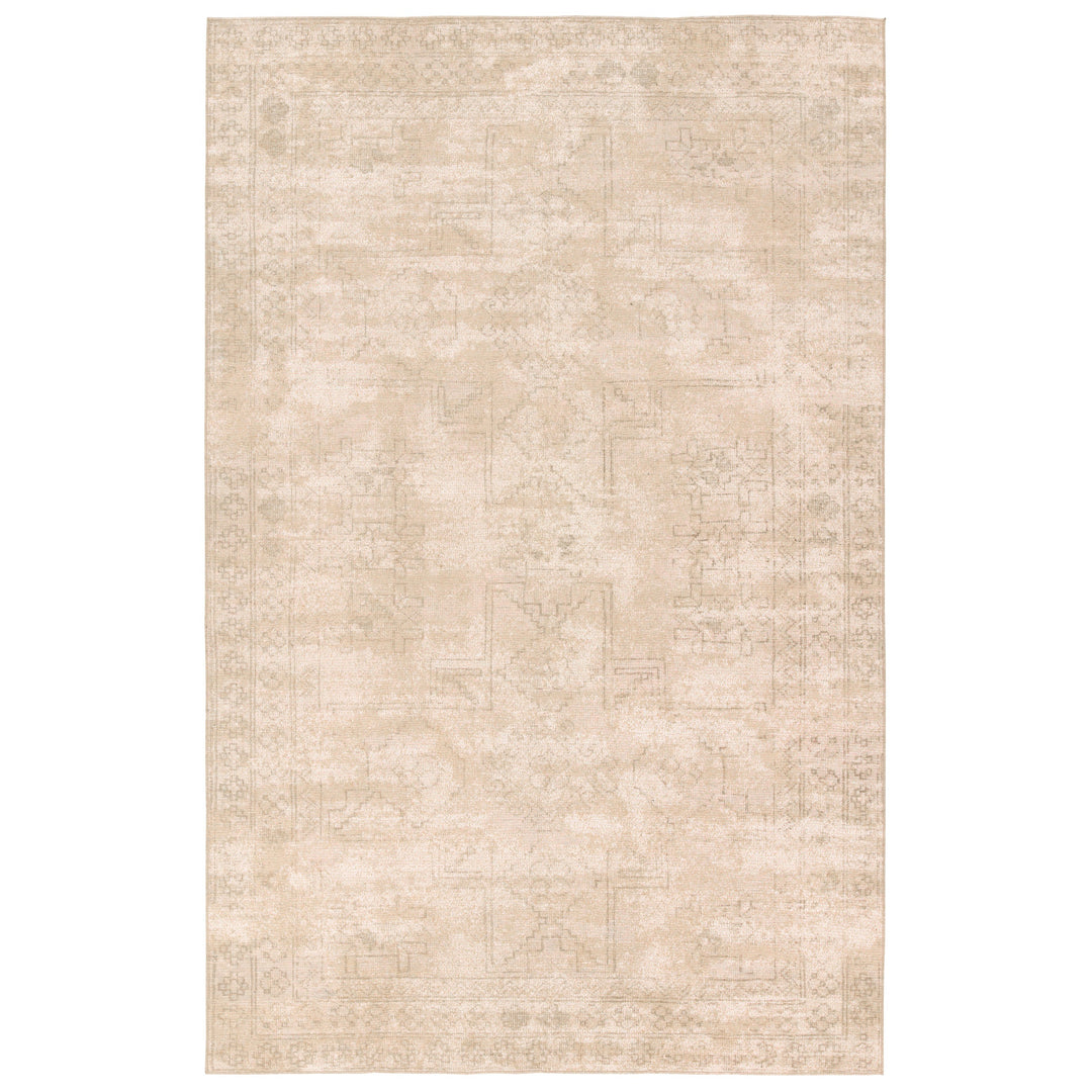 Vibe by Jaipur Living Tegona Medallion Tan/Cream Area Rug (4'X6' Rectangle)