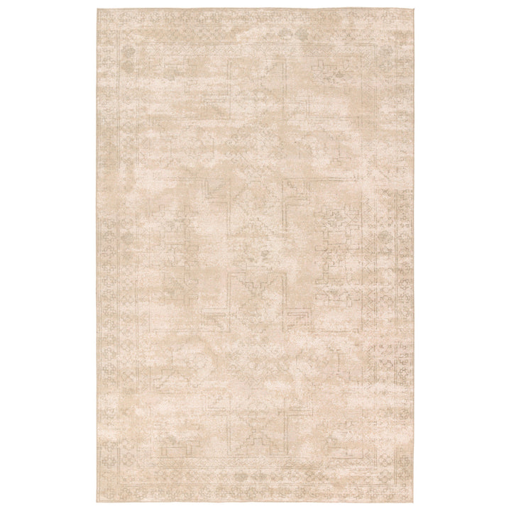 Vibe by Jaipur Living Tegona Medallion Tan/Cream Area Rug (4'X6' Rectangle)