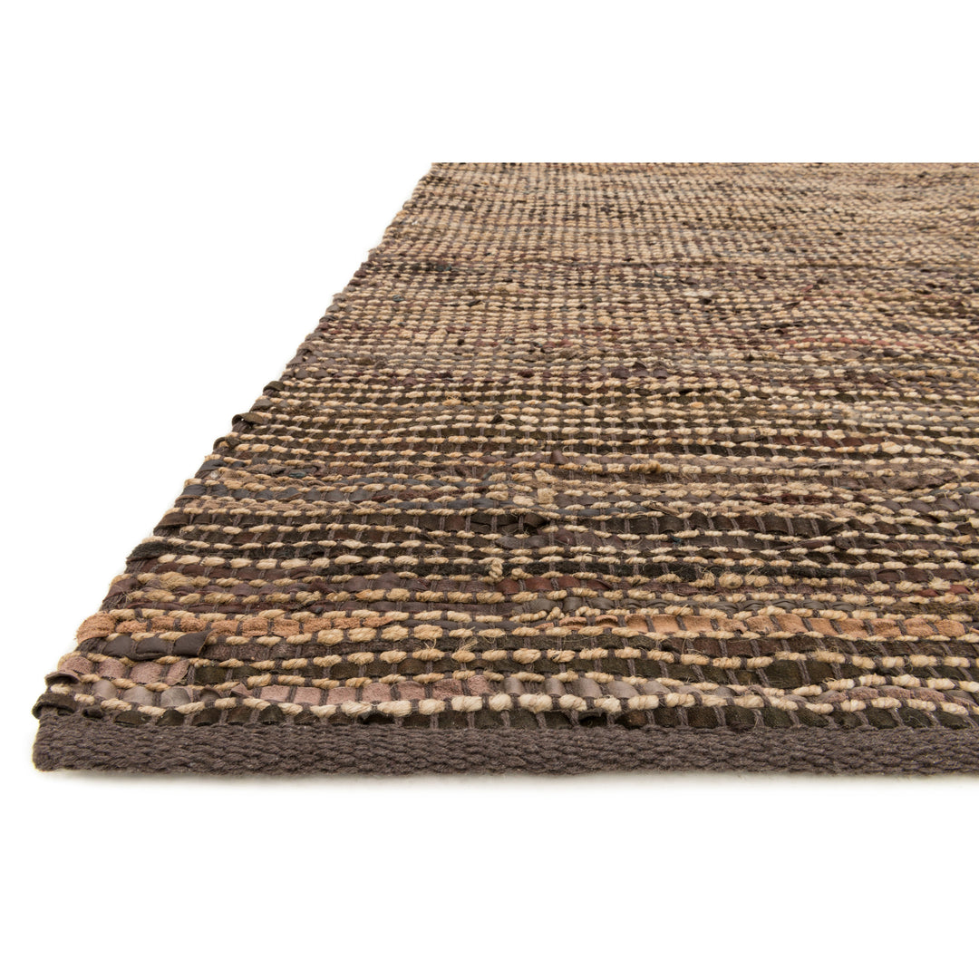 Loloi Edge Brown 5'-0" x 7'-6" Area Rug