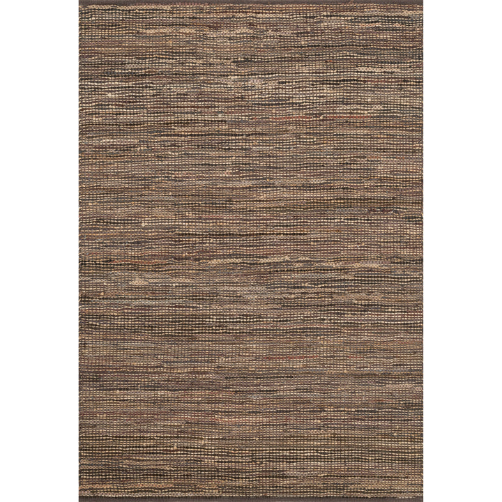 Loloi Edge Brown 7'-9" x 9'-9" Area Rug