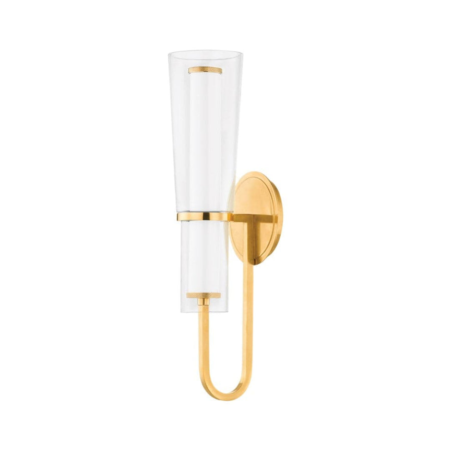 Vancouver Wall Sconce-Hudson Valley-HVL-4220-AGB-Wall LightingAged Brass-1-France and Son