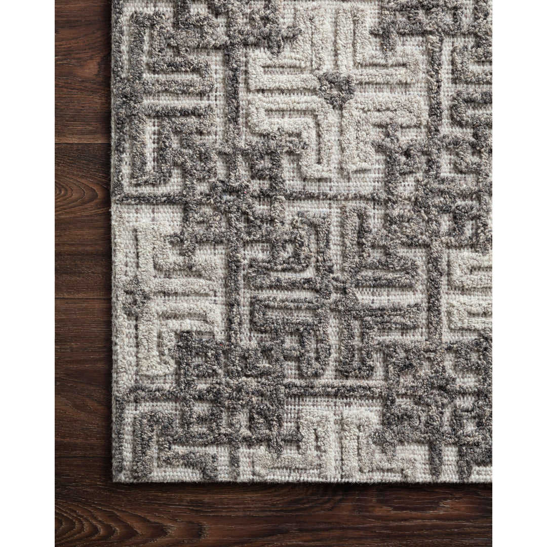 Loloi Ehren Charcoal / Fog 2'-3" x 3'-9" Accent Rug