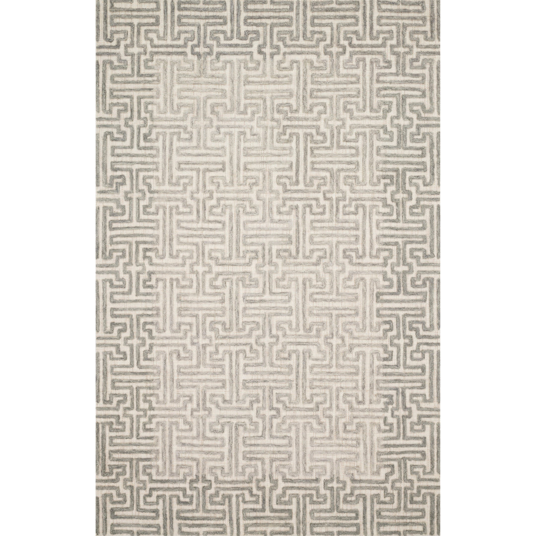 Loloi Ehren Stone / Sand 18" x 18" Sample Rug