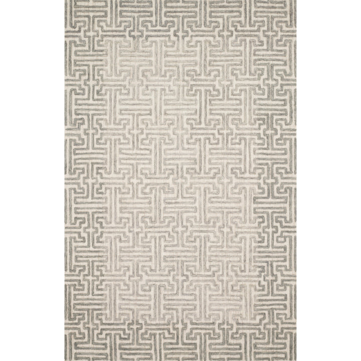 Loloi Ehren Stone / Sand 18" x 18" Sample Rug