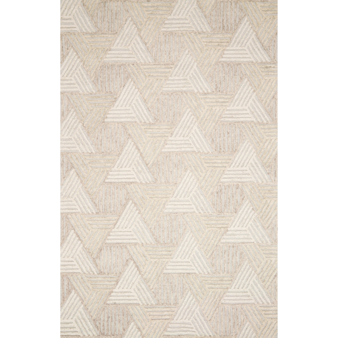 Loloi Ehren Oatmeal / Ivory 3'-6" x 5'-6" Accent Rug