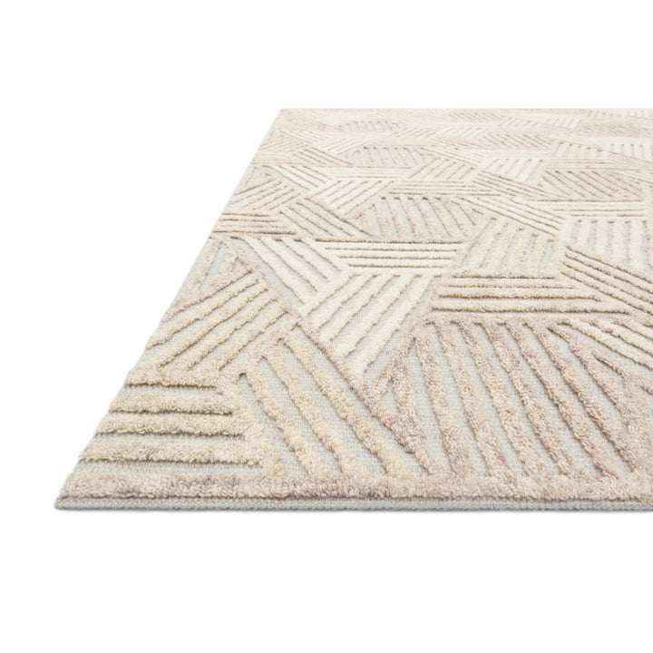 Loloi Ehren Oatmeal / Ivory 2'-6" x 7'-6" Runner Rug