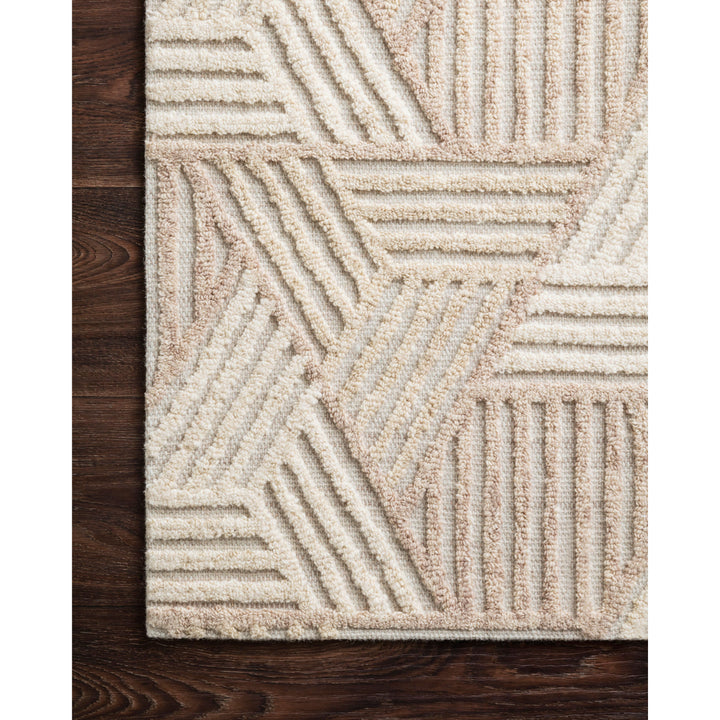 Loloi Ehren Oatmeal / Ivory 3'-6" x 5'-6" Accent Rug