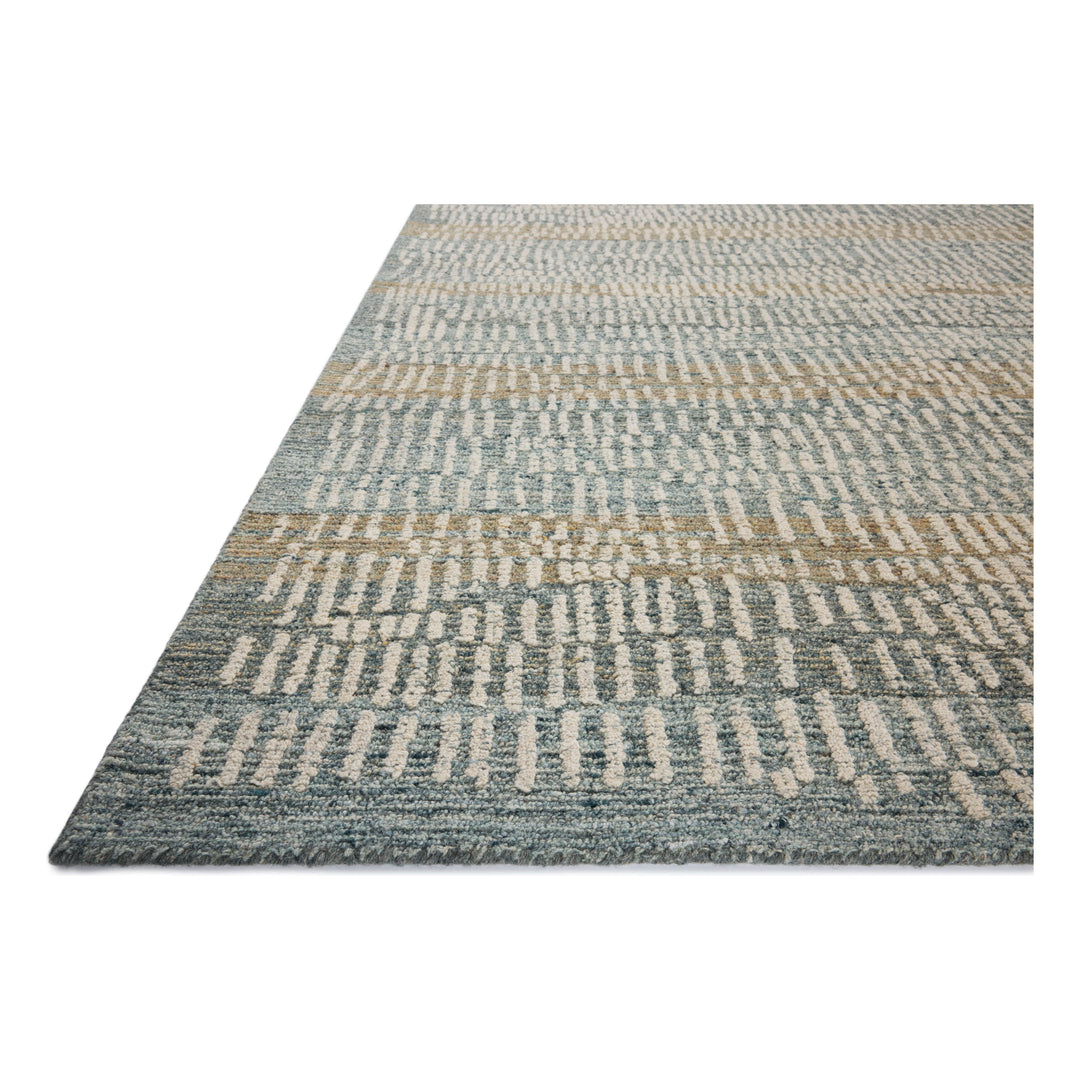 Loloi Elias Ocean / Oatmeal 3'-6" x 5'-6" Accent Rug